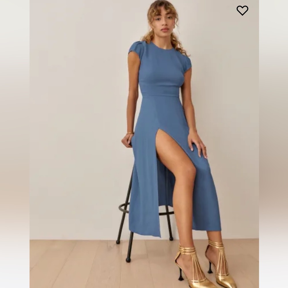 Reformation Gavin Dress in Morning Glory